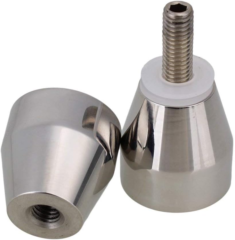 Stainless Steel Solid Taper Head Shower Room Glass Door Pull Knob Handle Djembe Shape