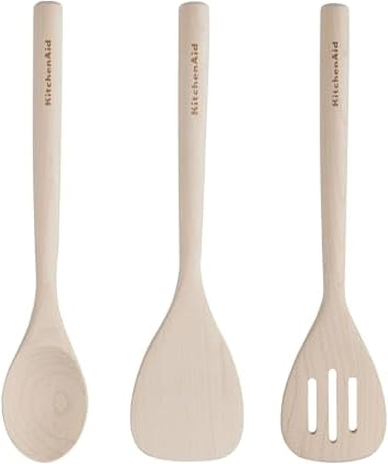 KitchenAid Beechwood Spatula Set, 2-Piece, Spearmint