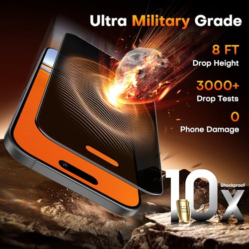 Image of TOCOL for iPhone Air Privacy Screen Protector 6.6 inch 9H Hardness Military Grade Shatterproof HD Tempered Glass for Full Coverage Easy Installation 2 Pack