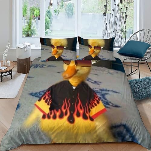 Housse de couette 260x220 sans repassage Animaux Land microfibre