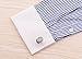 HooAMI Men's Vacuum Plating Laser Engraved Winding Pattern Enamel Shirt Cuff Links, Brass, 1 Pair Set