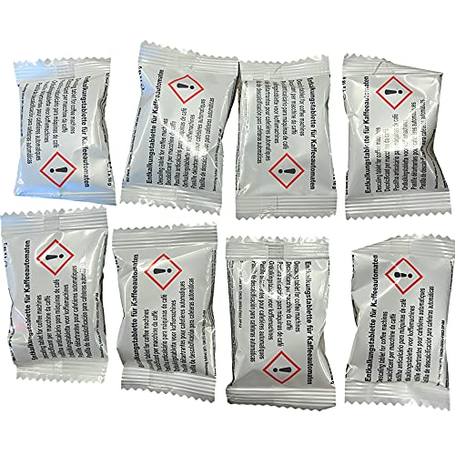Quailitas Coffee Machine Descaling Tablets – [Pack of 8] Descaler Tablet Compatible for Tassimo, Bosch, Nespresso, Dolce Gusto Machines