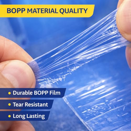 Image of flip kart Packing tape | Pack of 6 Rolls | 65 meter X 48 mm / 2 inch | Flip Kart packing material | Suitable for E-Commerce | Packing material for small busines. (