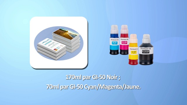 Supply Guy 3X Encre Compatible Avec Canon GI-50 PGBK Noir Pour Pixma G5050 G6050 G7050 GM2050 GM4040 GM4050