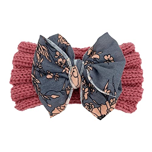 Bandanas para bebês meninas bebês bebês bebês meninos faixa de cabelo tricotada faixa de cabelo grav