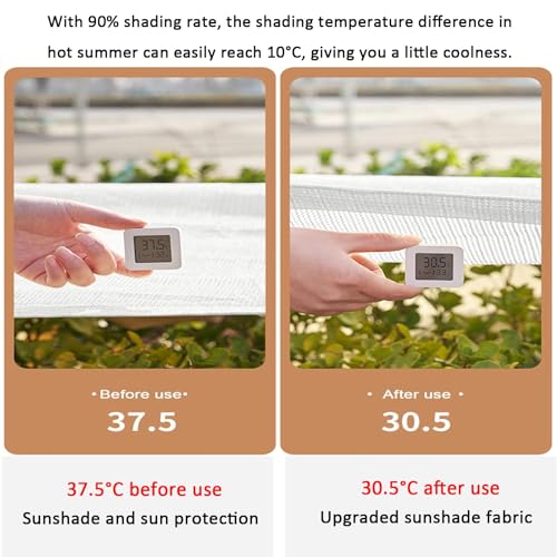 Voile d'ombrage rétractable à vagues pour terrasse et jardin - 5