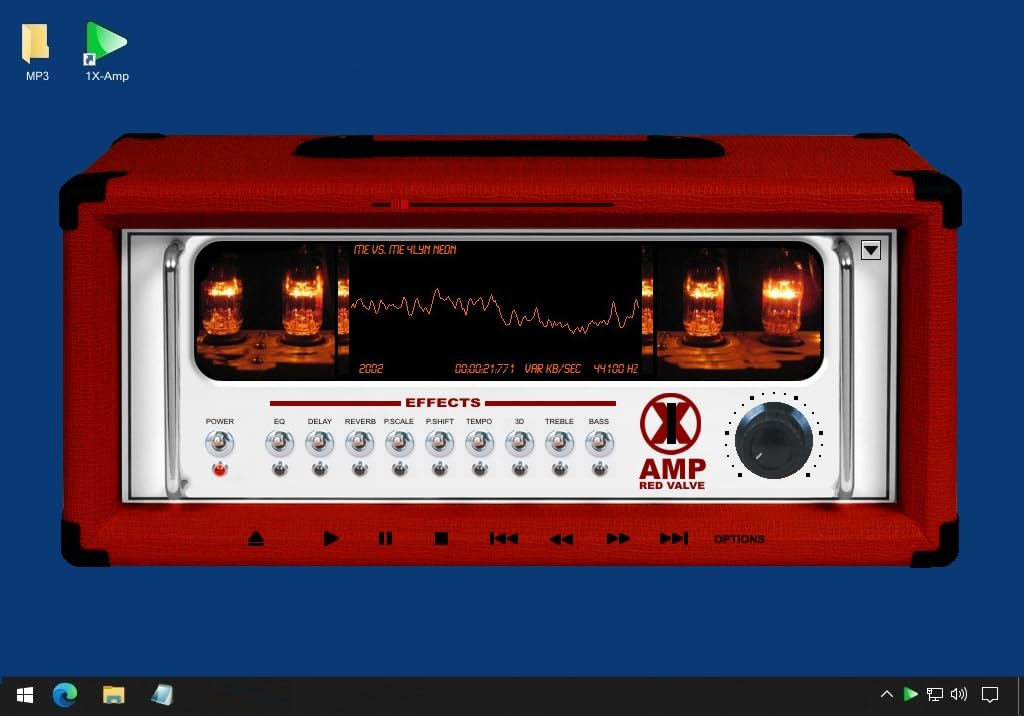 1X-AMP - Audioplayer (2026er Version) MP3 Player Software, Virtuelle Hifianlage, Jukebox und Audio Player Windows