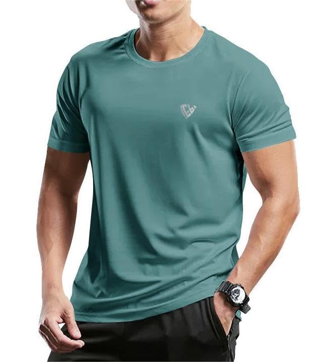 Image of Noble Monk Men's Regular Fit T Shirt |Half Sleeves |Round Neck | Casual T-Shirt for Me