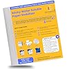 New brothread 6PCS 8.5x11 Sticky Water Soluble Embroidery Stabilizer Printable Paper Stabilizer - Medium Weight - Allowed for Print or Draw Patterns Best for Hand & Machine Embroidery