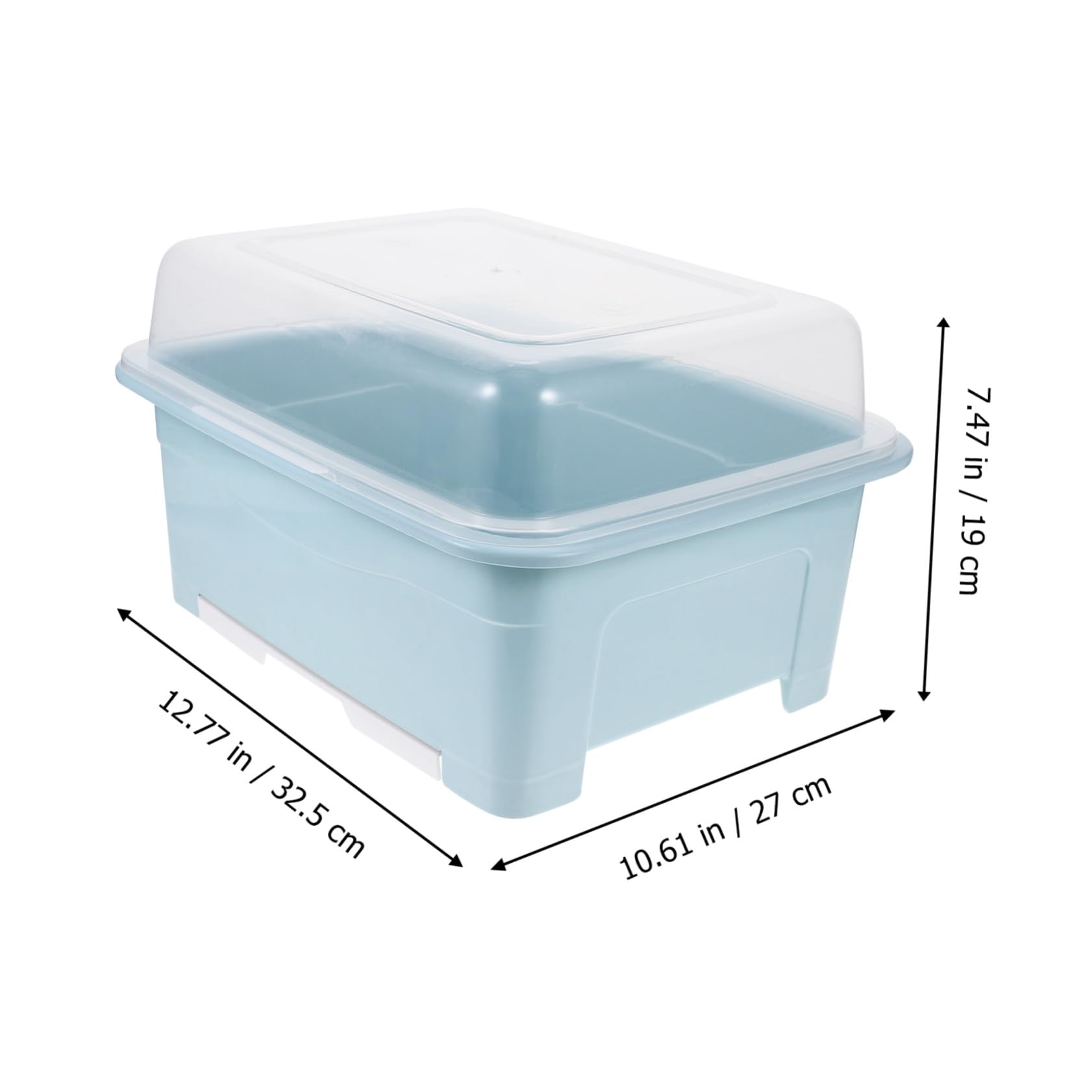 Geschirr Abtropfbox für Schalen und Essstäbchen mit Wasserablauf