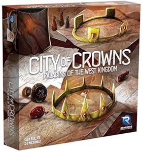 Renegade Game Studios Paladins of The West Kingdom: City of Crowns Expansion 1 - 4 Players, Ages 12+, in 90 - 120 minutes