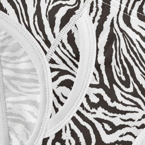 Boys' Exclusive Briefs Toddler Underwear 95% Combed Cotton Boxerbriefs 2T Zebra Stripes 37 5
