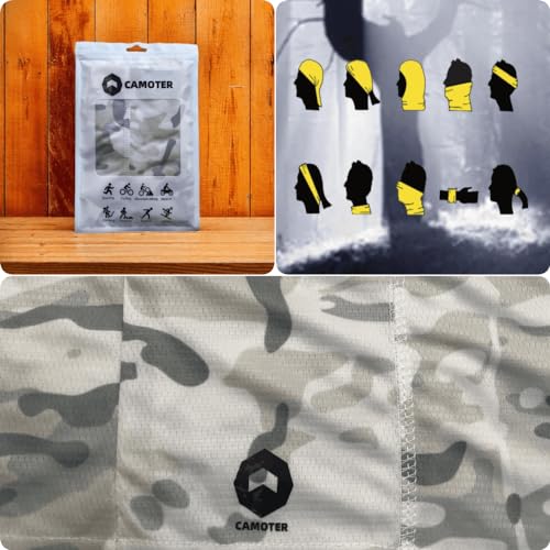 Image of Camo Balaclava Ski Face Mask UV Protector for Man and Women Hunting Fishing Motorcycle Windproof&Military Tactical