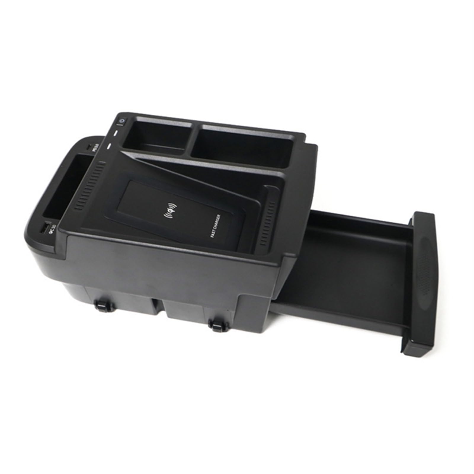 Adapter ładowarki samochodowej USB 15W bezprzewodowa ładowarka samochodowa, do CRV CR-V 2017-2021 QI ładowarka do telefonu szybka ładowarka etui uchwyt na telefon