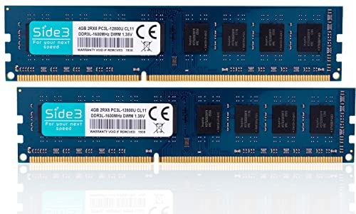 DDR3L-1600 PC-12800D ECCメモリ 4GB ×2枚 計8GB Amazon.co.jp: Side3 デスクトップメモリ DDR3L-1600 PC3L-12800 Hynix