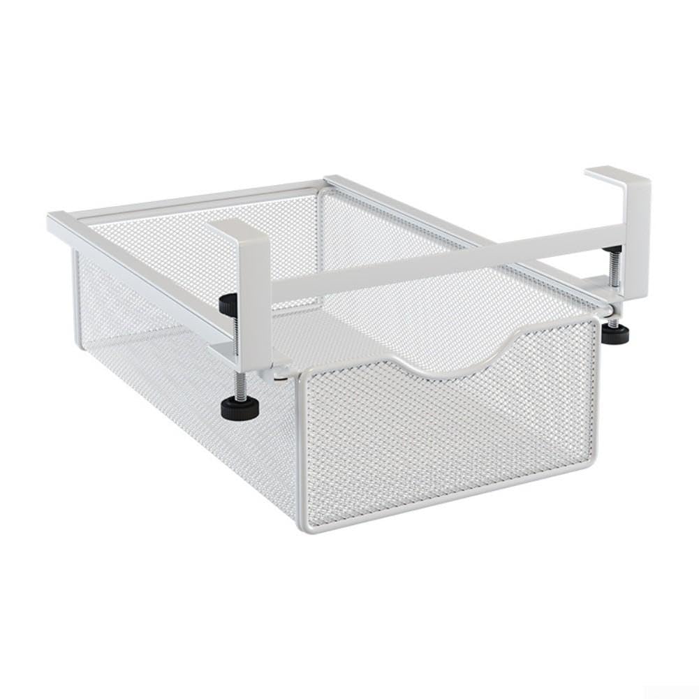 Rack Sospeso Sottotavolo per robusto per Spazi Stretti Rack Sospeso(Black)