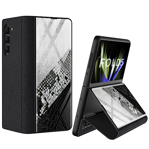 Coque Galaxy Z Fold 5 5G anti-rayure en verre peinte brillante contre les chocs