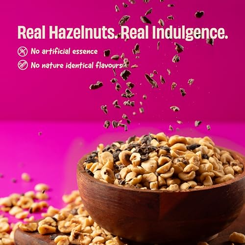 Image of The Whole Truth - Super Crunchy Hazelnut Millet Cocoa Protein Bar 12G | Pack of 5 x 55g | Cleanest Dessert Ever | Real Hazelnuts | Anytime Indulgence