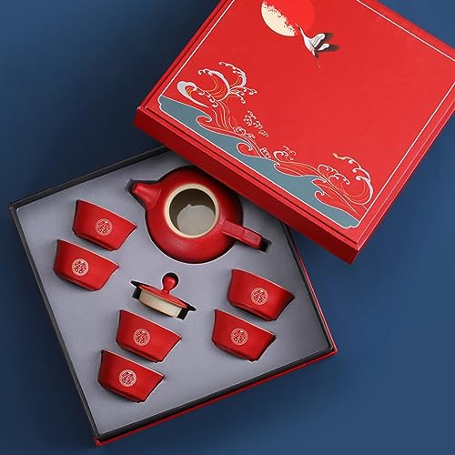 Juego de té de boda hecho a mano con 6 tazas, el regalo tradicional ideal para recién casados 4