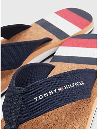Tommy Hilfiger Men's Hilfiger Cork Beach Sandal Flip-Flop