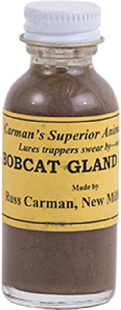 Bobcat Gland Lure by Russ Carman 1 Ounce Bottle