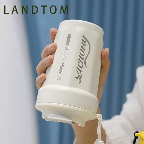 16 Oz Stainless Steel Vacuum Insulated Tumbler - Coffee Travel Mug Spill Proof With Lid - Thermos Cup For Keep Hot/Ice Coffee,Tea And Beer (D) #TOP1