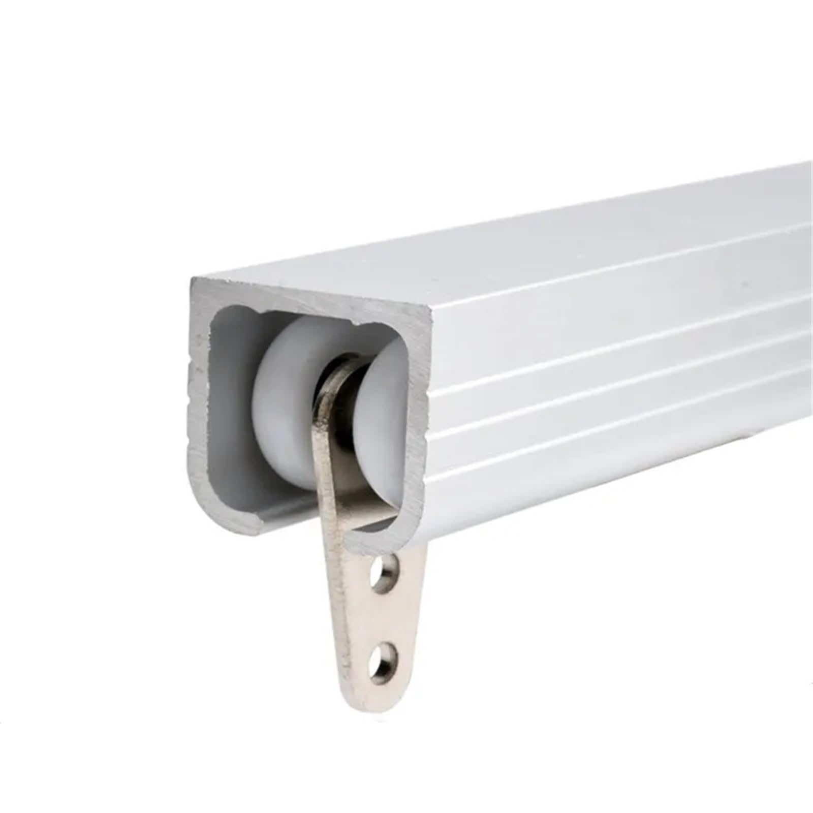 Kółko do szyny zasłonowej, Rolka do prowadnicy kurtyny 10 szt. 40x19mm metalowy blok łożyskowy z dwoma plastikowymi kółkami szafy(Side Wheel)