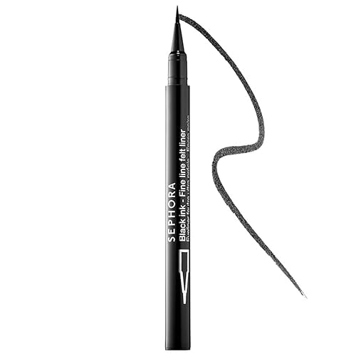 Miniatura 3 de SEPHORA Colección Classic Line Forro de fieltro, resistente al agua 12 horas, tinta negra