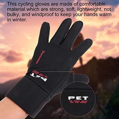 ABOOFAN Luvas de Ciclismo Vermelhas Ã  Prova de Vento Luvas de Mountain Bike Luvas de Ciclismo para