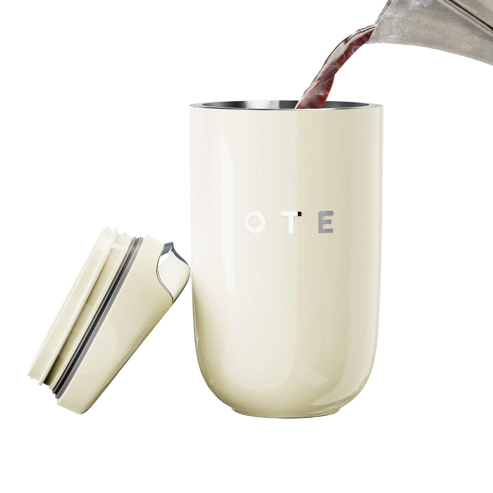 OTE Coffee Cup Travel Mug 12 OZ Leakproof Keep Ice Hot Personal Coffee Cup 350 ML Vacuum Insulated