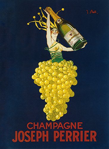 France - Joseph Perrier Champagne - Vintage Advertisement