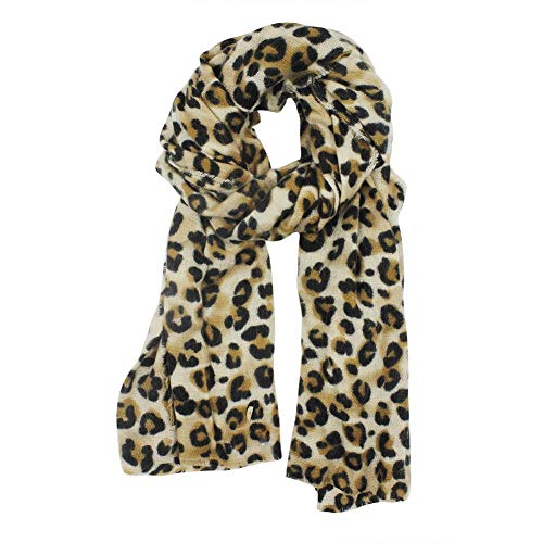 ZGMYC Women Leopard Print Cashmere Feel Winter Scarf Fashion Soft Warm Pashmina Blanket Shawl Wrap4