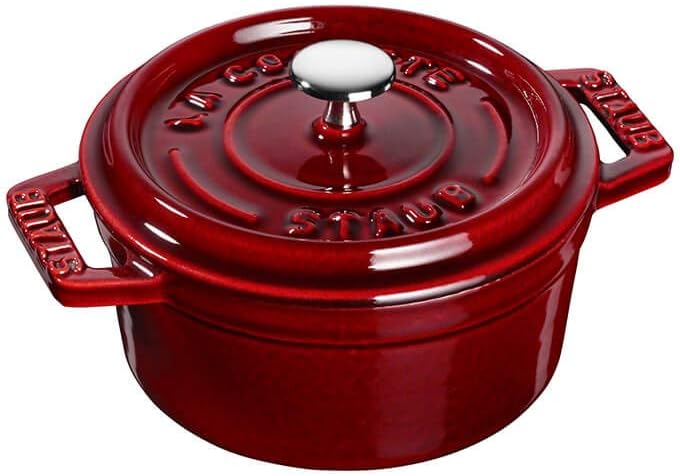 40509-805-0 Cocotte Round 10cm Grenadine red