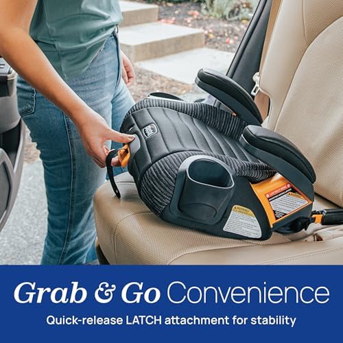 Chicco GoFit ClearTex Plus Backless Booster Car Seat, Latch, 40-110 lbs - 1