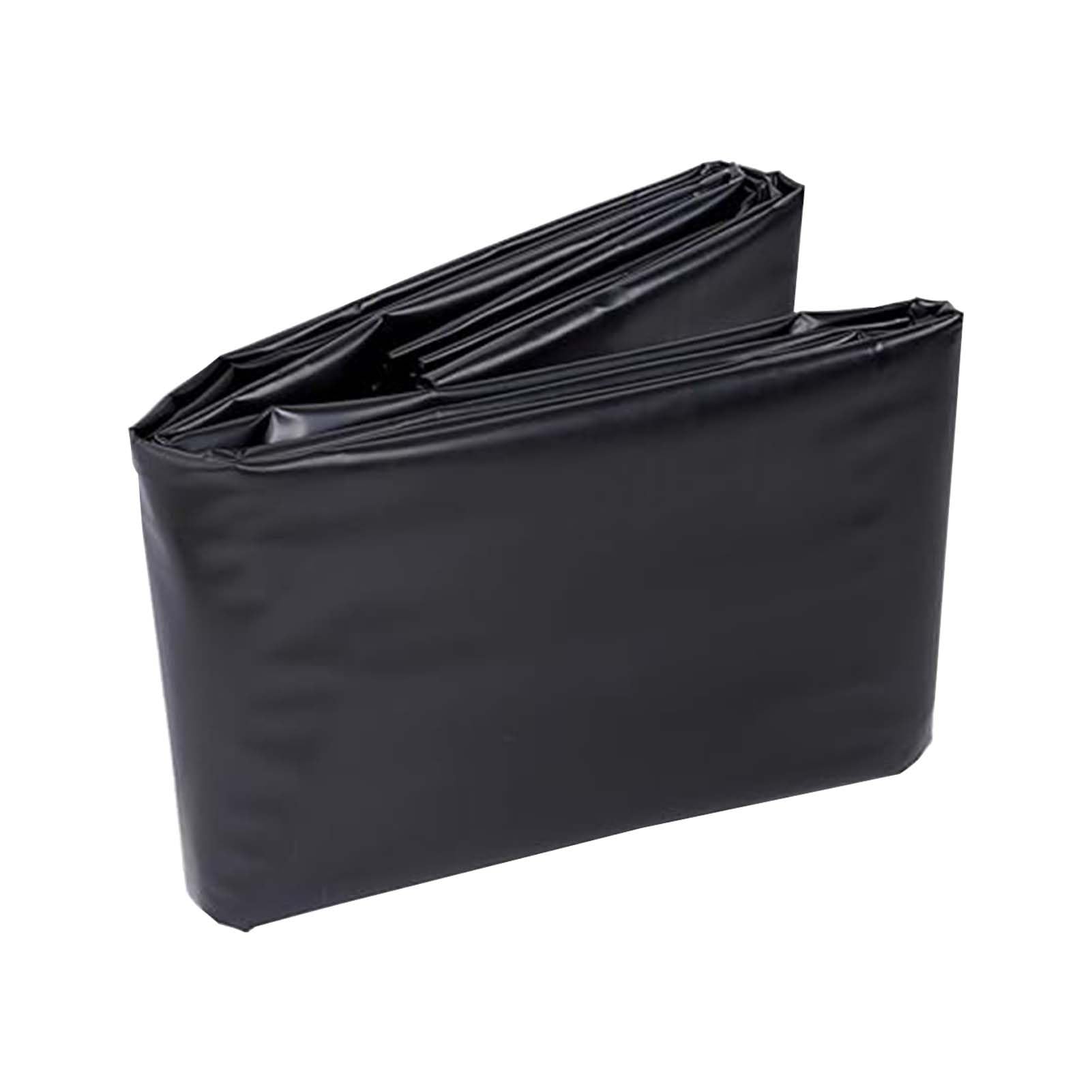 Whnoorher Black HDPE Pond Liner High Tensile Waterproof Sealing Film Damp Proof Membrane Outdoor Preformed Pond Liner UV Resistant for KOI Fish Duck Ponds(4x5m(13.1x16.4ft))