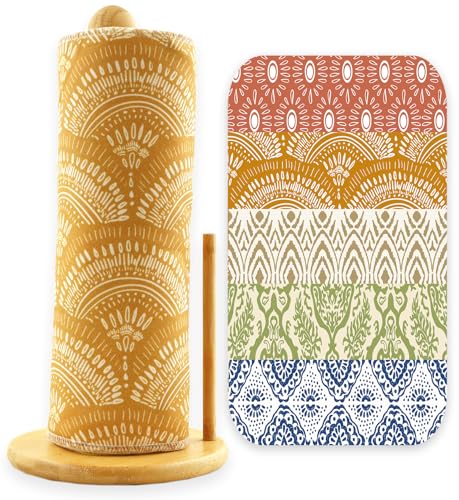 25 Pack Reusable Paper Towels (Bohemian)