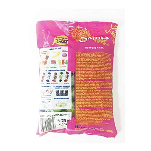SAMIA - BONBONS SACHET GÉLIFIÉS OURSON HALAL 200G - LOT DE 4