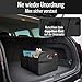 HELDENWERK Kofferraumtasche faltbar mit Anti-Rutsch-Klett - Kofferraum-Organizer, Auto Faltbox, Einkaufstasche - verstärkt und stabil