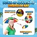 Bedwina Umbrella Hat Pack of 2 - Colorful Party Hats - 20 Inch, Hands Free, Funny Rainbow Colorful Beach Party Hats, Adjustable Size Fits All Ages, Kids, Men & Women