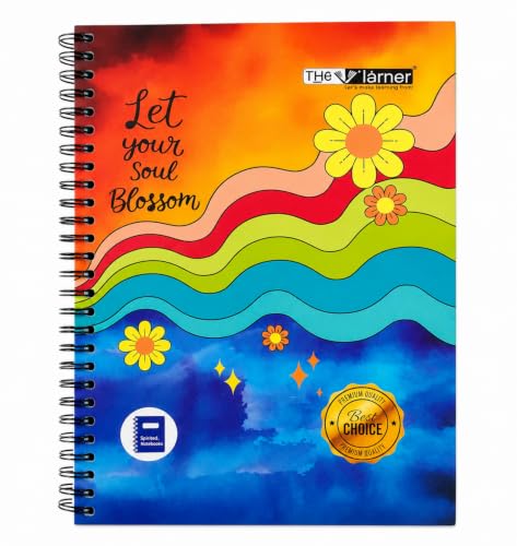 Image of A4 Spiral Notebook | Ruled | 244 Pages | Pack Of 4 | A4 Size