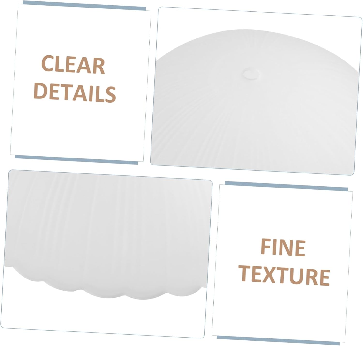 NUOBESTY 1pc Elegant Glass Lampshade for Ceiling and Table Lights Frosted Watermelon Design Accessory for Chandeliers Bedside Lamps and Ceiling Fixtures