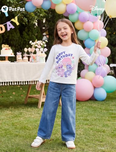 Image of Disney Kids Birthday Shirts 2-9Y, Cute Graphic Tees, Birthday Party Outfit