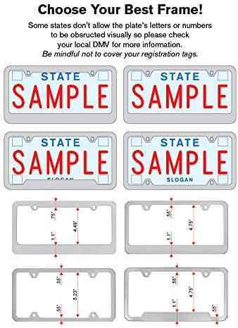 Miniatura 5 de Trata a las personas con el marco de plástico para placa de matrícula
