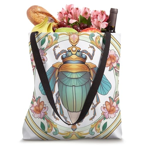 Blue Scarab Beetle Tote Bag miniatura 4