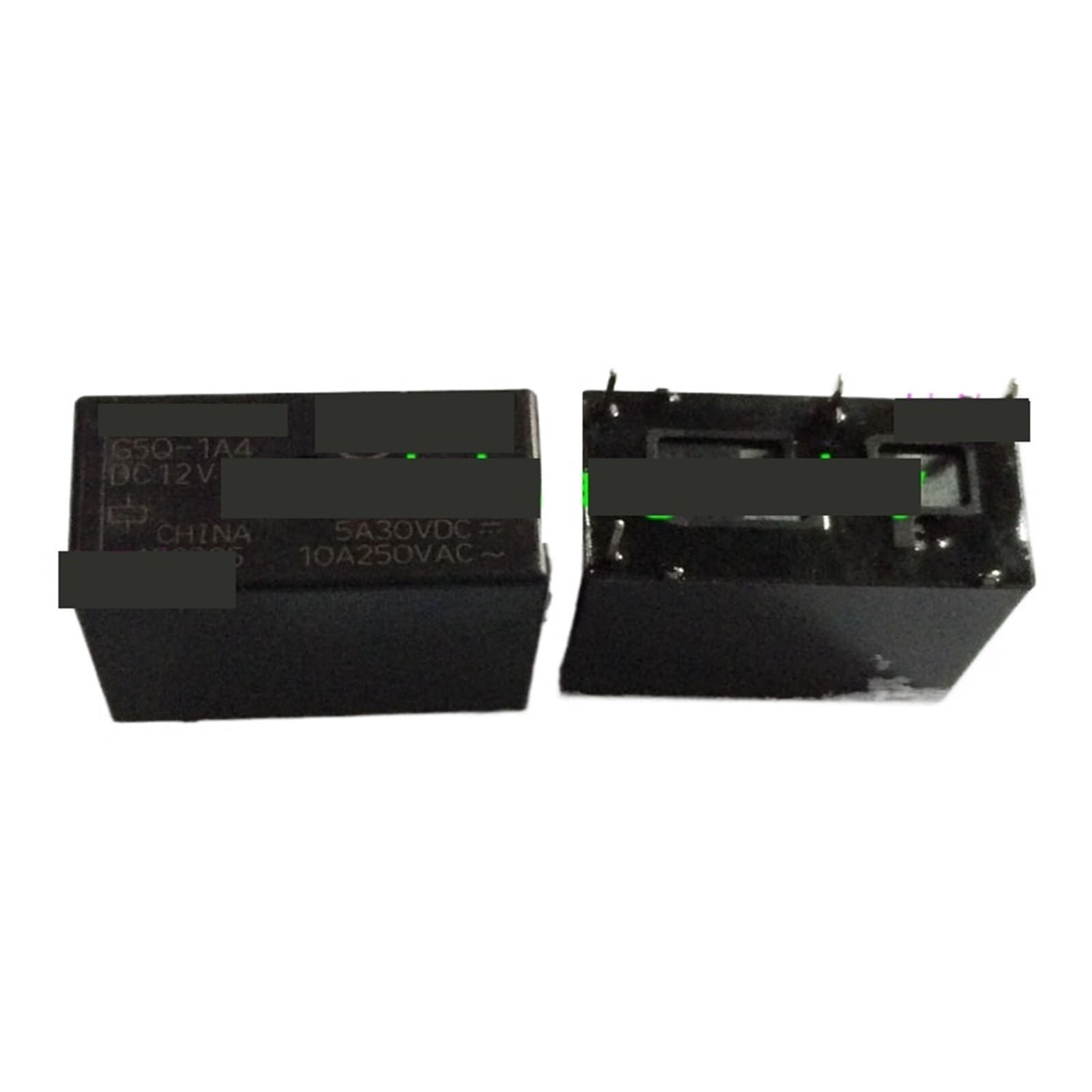 Relay G5Q-1A4-12VDC lot de 10 pièces de rechange pour circuit électronique Omron