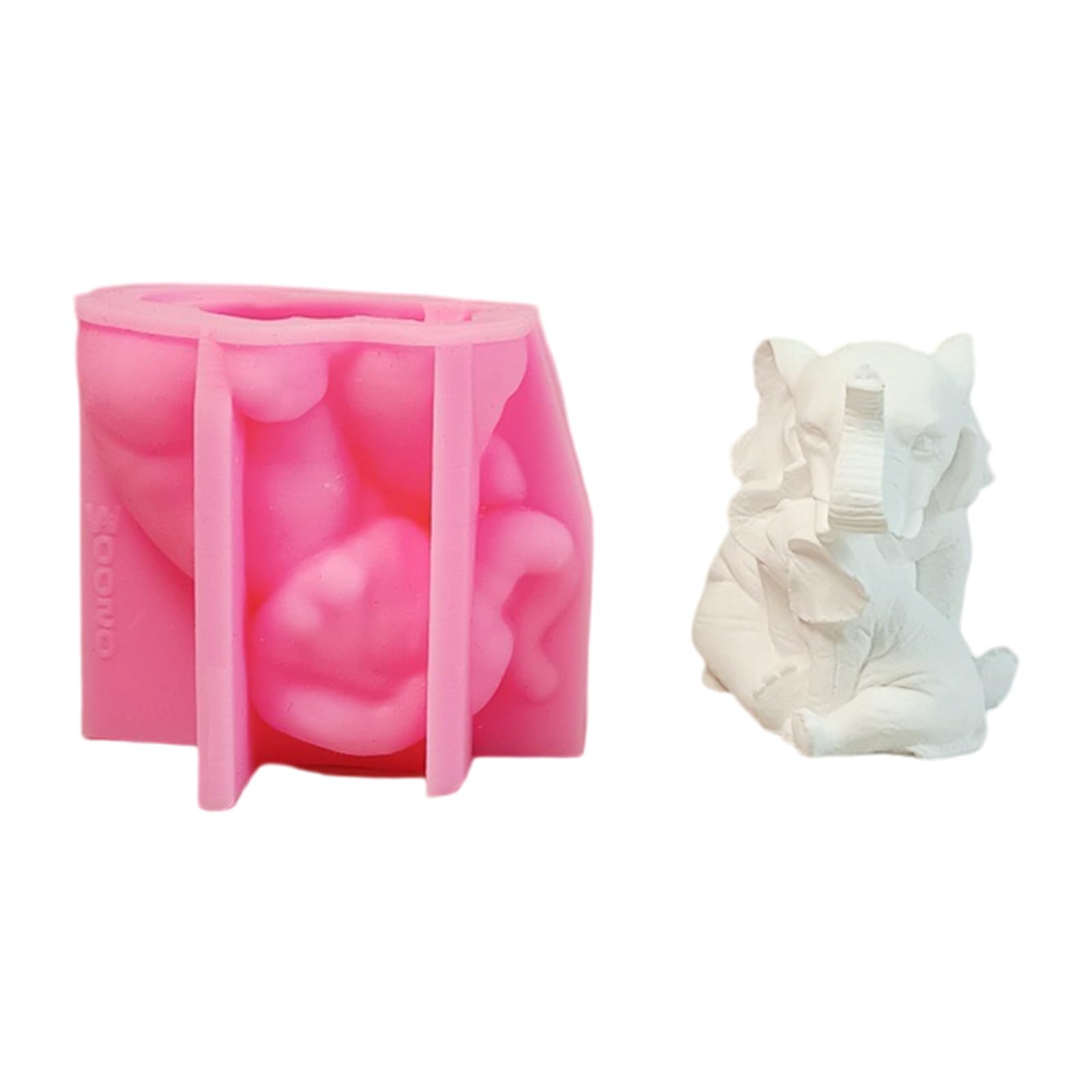 Tsophreniq And Child Elephant Molds Silicone Ornament Soap Casting for Home Decoration Mother and Child Elephant Silicone