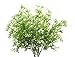 Artificial Shrubs,4pcs Simulation Greenery Fake Flowers Faux Plastic Plants Bouquet Wedding Home Garden Decor