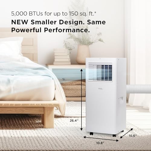 TCL 5,100 BTU Smart Portable Air Conditioner with Remote Control - image 5