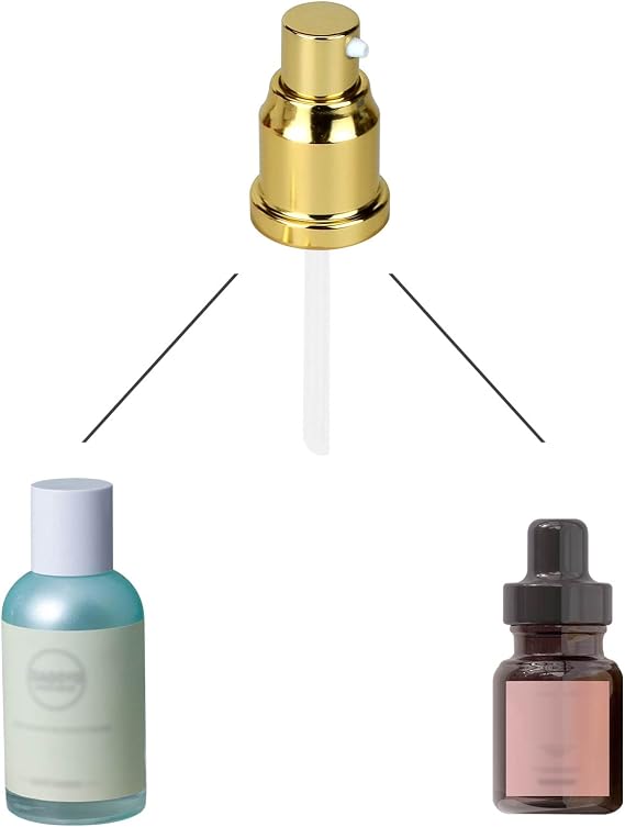 1 Pcs Foundation Pump Replacement for Estee Lauder, Replacement Pump Compatible with Estee Lauder Double Wear Foundation (Gold)