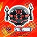 Battle Ballz Duel Pack - Volcanon & Evil Robot - 2 Warriors, Head-to-Head, Weapon Wielding Toy Characters, Rolling Ball Figures, Kids 5+